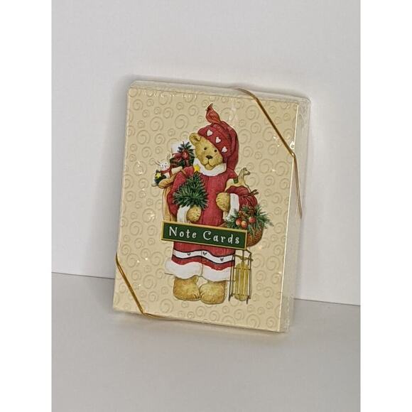 NEW Santa Bear Notecards Set of 16 Cute for Christmas Cards Invitations Blank - Picture 4 of 4